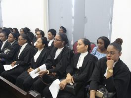 Lawyers at a special sitting