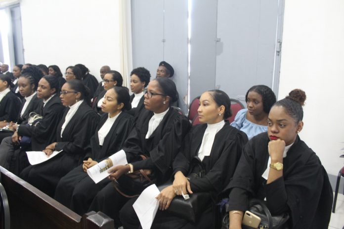 Lawyers at a special sitting