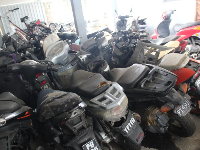 Some of the bikes sized by police