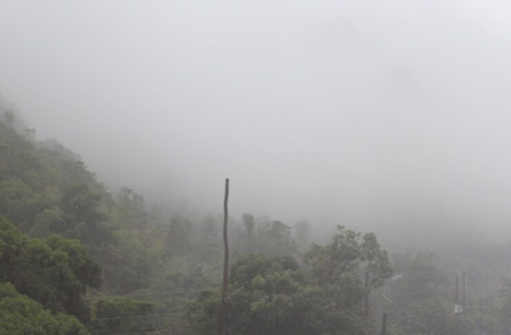 Gloomy skies Dominica