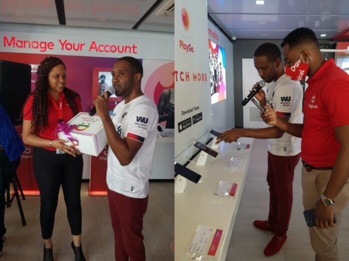 Digicel reps at promotion