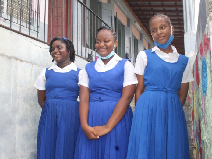 Top three St. Martin Primary students