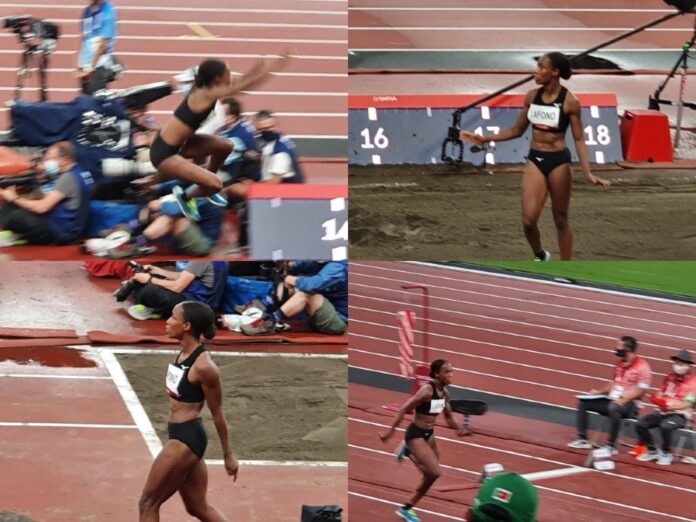 Thea Lafond into Triple Jump finals