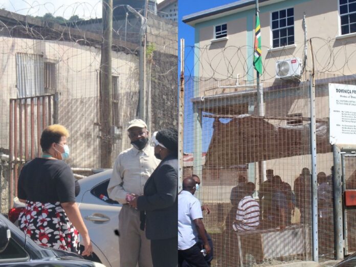 Prison Officers in Dominica stage protest