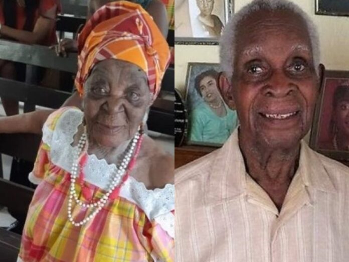 Centenarian Felicite Alexander and Hesketh Casimir