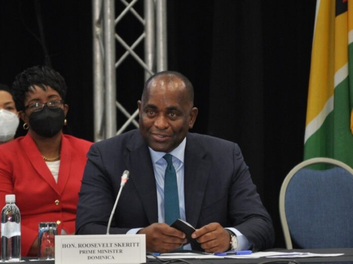 PM Skerrit at the meeting
