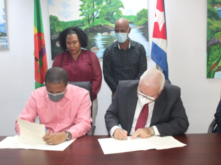 Cuba and Dominica sign Memorandum of Understanding on technical cooperation in agriculture