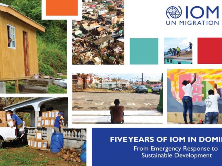 IOM Observes Five-Years in Dominica – Donates Multi-Lingual Signs for Emergency Shelters