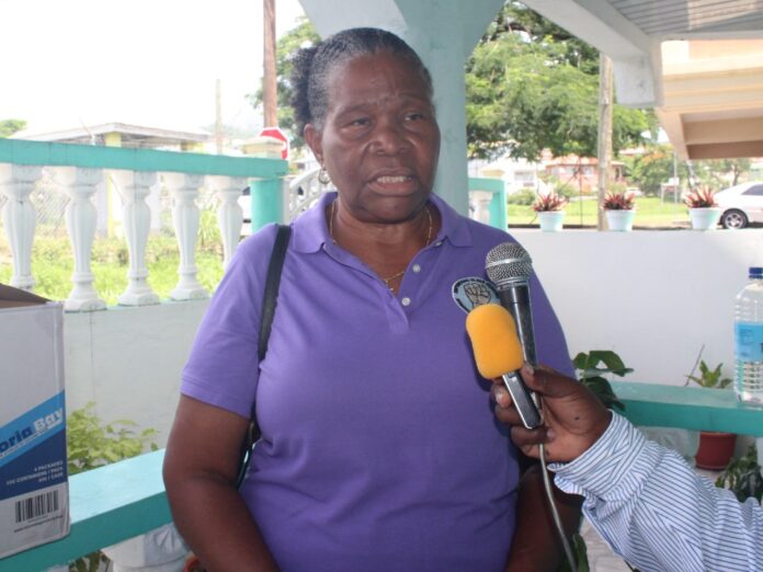 President of the Dominica Cancer Society Yvonne Alexander