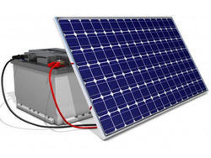 Solar panel and battery