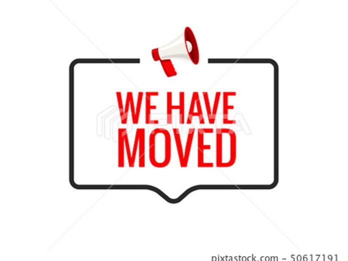 We Have Moved Notice