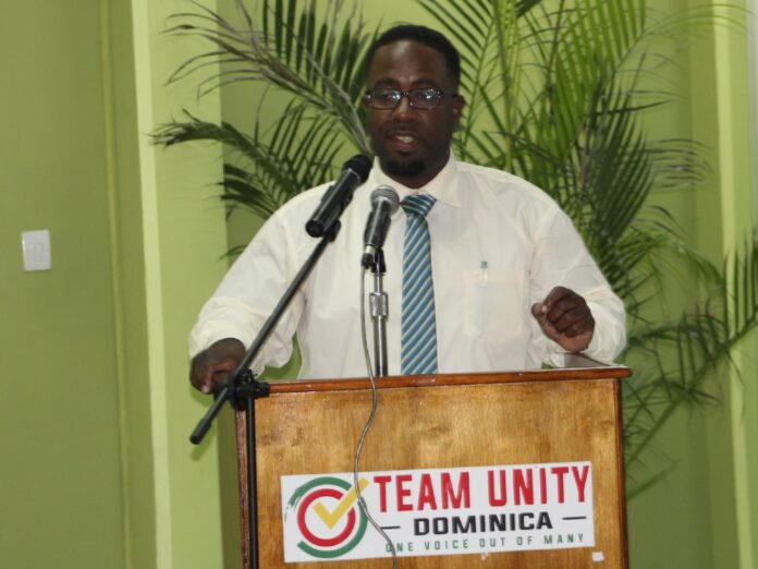 Carlos Charles of Team Unity Dominica
