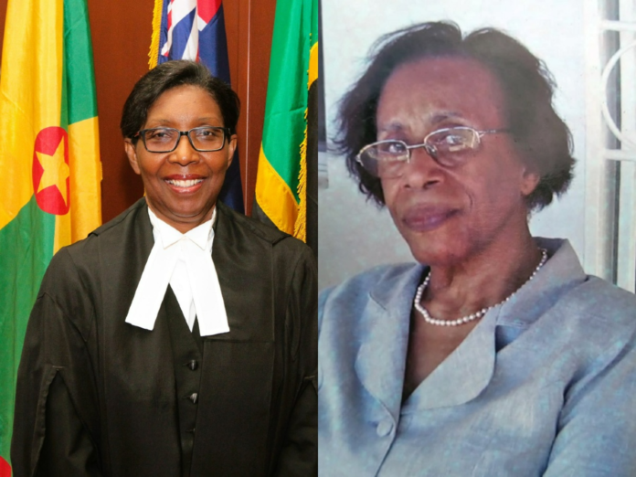 Justice Clare Henry and Monica Joseph