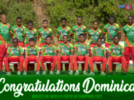 Dominica U-15 Cricket champs