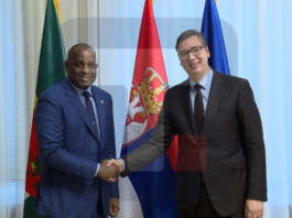 PM Skerrit with Serbia leader