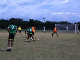 Final team training under the watchful eye of coach Sabin