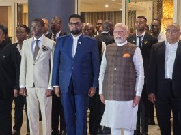 PM Modi with President of Guyana Ali