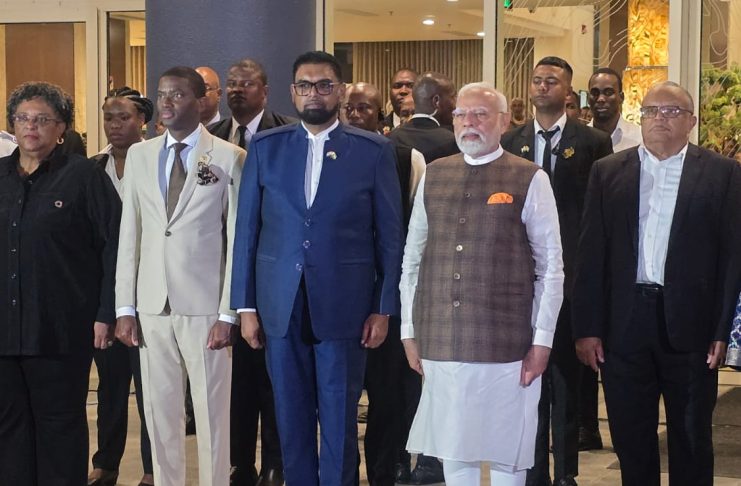 PM Modi with President of Guyana Ali