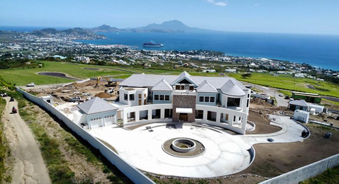 The ECCB Governor’s official residence in St. Kitts and Never. (Photo: The St. Kitts-Nevis Times)