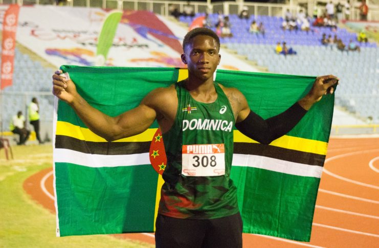 2025 Boys Under 20 CARIFTA Javelin Gold medalist Addison James