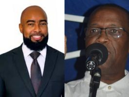 L/R Delbert Paris and Dr. Thomson Fontaine