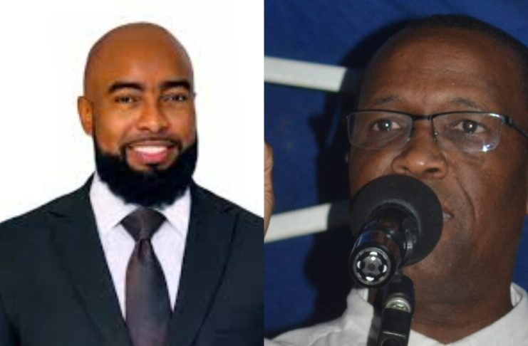 L/R Delbert Paris and Dr. Thomson Fontaine