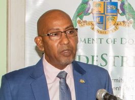 Finance Minister Dr. Irving McIntyre