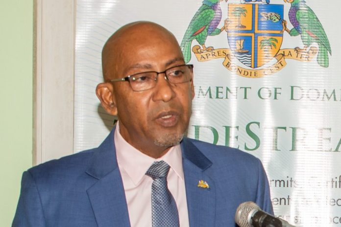 Finance Minister Dr. Irving McIntyre