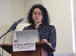 Elisa Morgera is the Special Rapporteur on the promotion and protection of human rights in the context of climate change