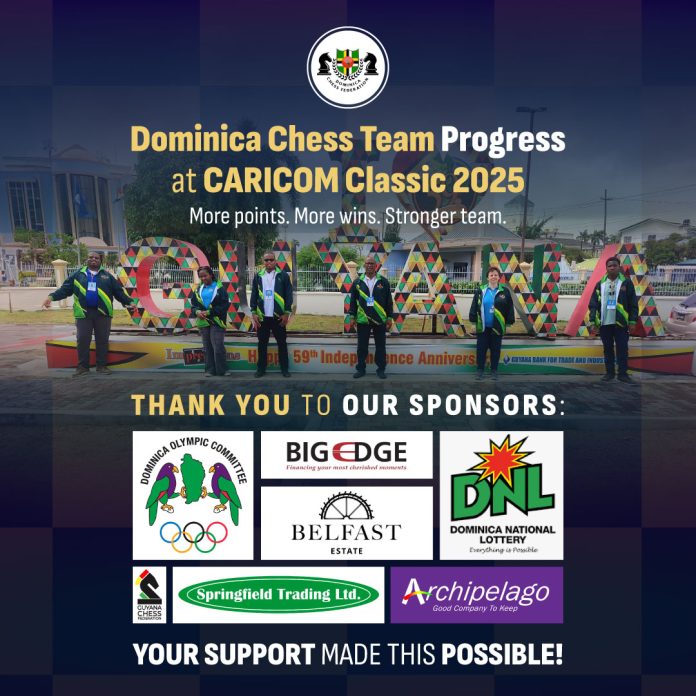 Dominica Chess team in Guyana