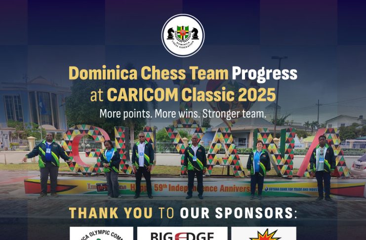 Dominica Chess team in Guyana