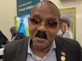 Antigua and Barbuda Prime Minister Gaston Browne, speaking to the Caribbean media Corporation CMC) on the sidelines of the two-day Fourth AfriCaribbean Trade and Investment Forum (ACTIF) in Grenada (CMC Photo)