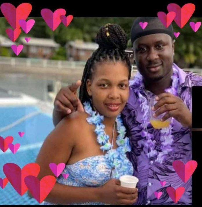 Davis Marcellin, better known as DJ Blazzer, and his girlfriend, Nadia Paul