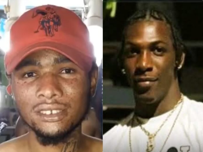 L-R: Jamal Robin of Wesley and Harold Harris Henry of Grand Bay
