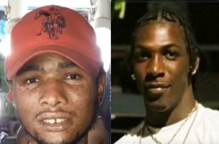 L-R: Jamal Robin of Wesley and Harold Harris Henry of Grand Bay