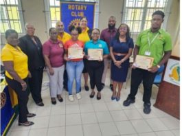 Students with Club members