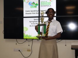 1st Place: Dominica Grammar School – Tamar Winston