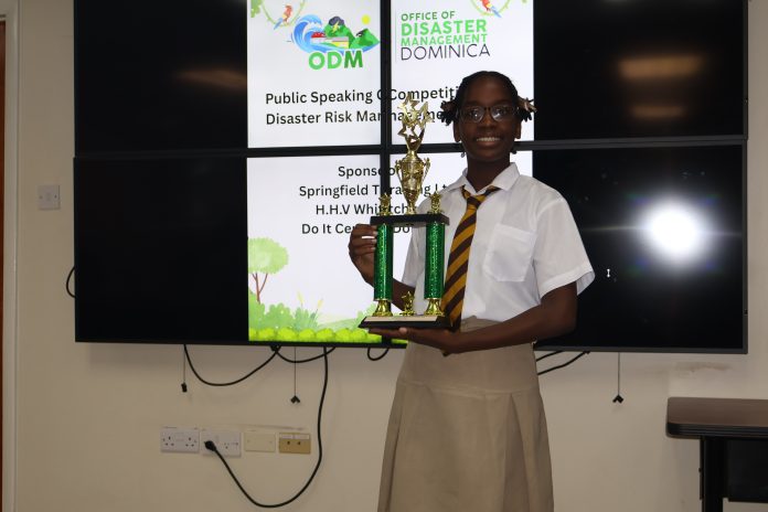 1st Place: Dominica Grammar School – Tamar Winston