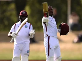 Greaves 202*, Roach 58* anchor West Indies to epic draw Justin Greaves scored his maiden double hundred in Tests • Getty Images