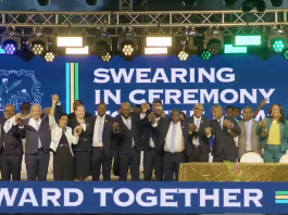 Newly sworn in SVG Cabinet