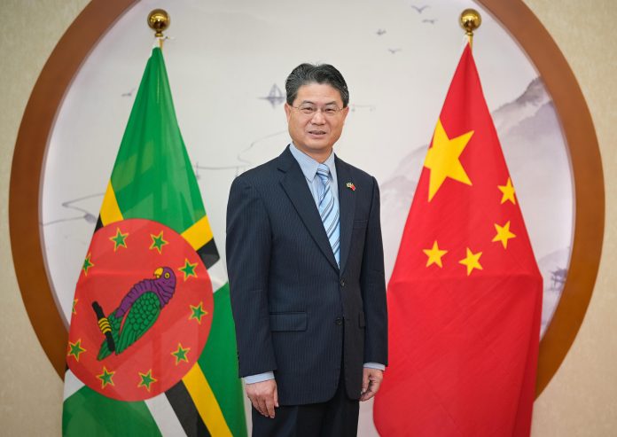 H.E. Chu Maoming, Chinese Ambassador to Dominica.
