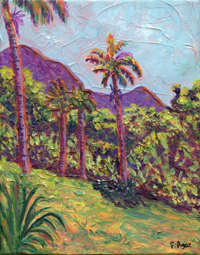 F Agar palm tree view