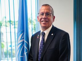 UN Resident Coordinator Simon Springett