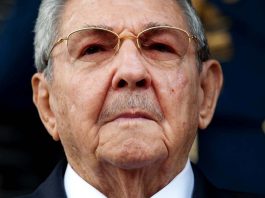 Former Cuban president Raúl Castro