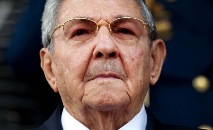 Former Cuban president Raúl Castro