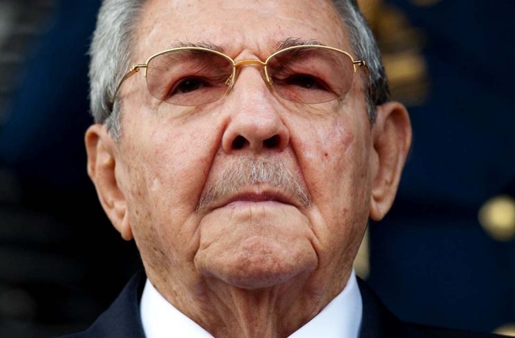 Former Cuban president Raúl Castro