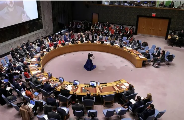 This file photo shows a sitting of the United Nations Security Council