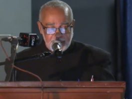 CARIBBEAN-POLITICS-OECS director general calls for greater unity among sub-regional groupings OECS Director General, Dr. Didacus Jules, addressing the opening of he OECS summit in Antigua on Sunday night (CMC Photo)