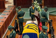 BARBADOS-FUNERAL-Barbados and the world say farewell to cricketing legend and national hero Sir Gairy funeral