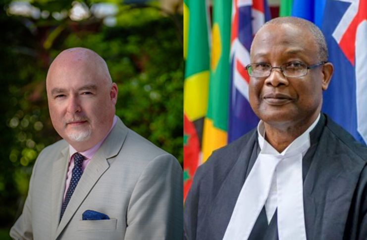 His Lordship, Justice Iain Morley and His Lordship, Justice Davidson Kelvin Baptiste